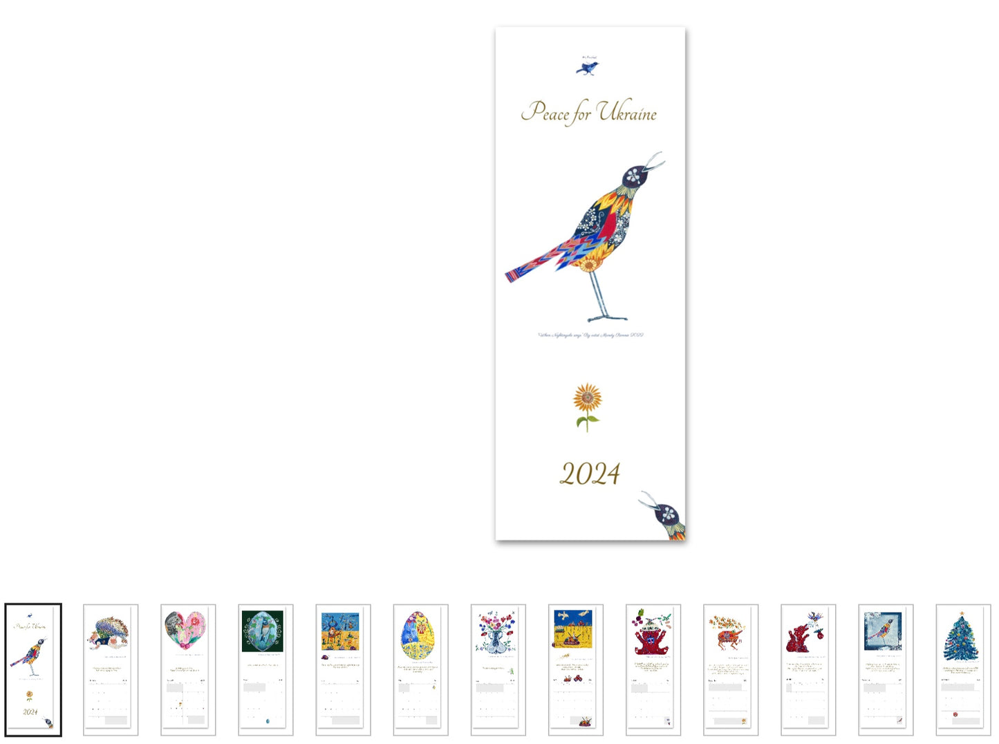 Peace for Ukraine Wall calendars