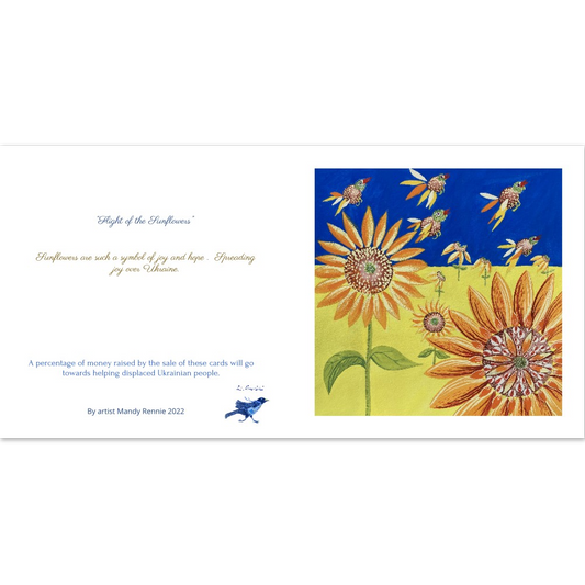 Project Ukraine Pack of 10 Folded Cards (premium envelopes)