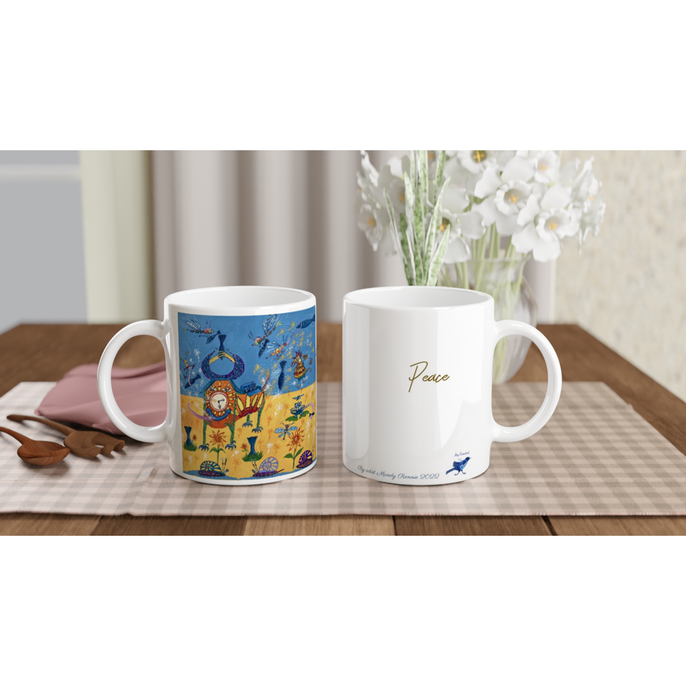 White 11oz Ceramic Mug