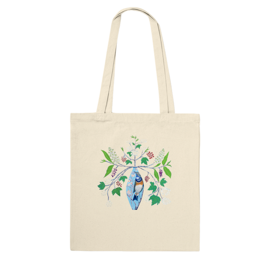 Classic Tote Bag “Nightingale gives health and happiness “ by artist Mandy Rennie