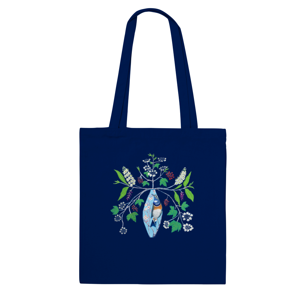 Classic Tote Bag “Nightingale gives health and happiness “ by artist Mandy Rennie