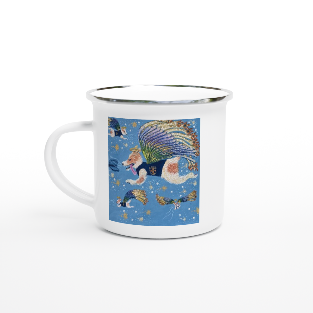 White 12oz Enamel Mug