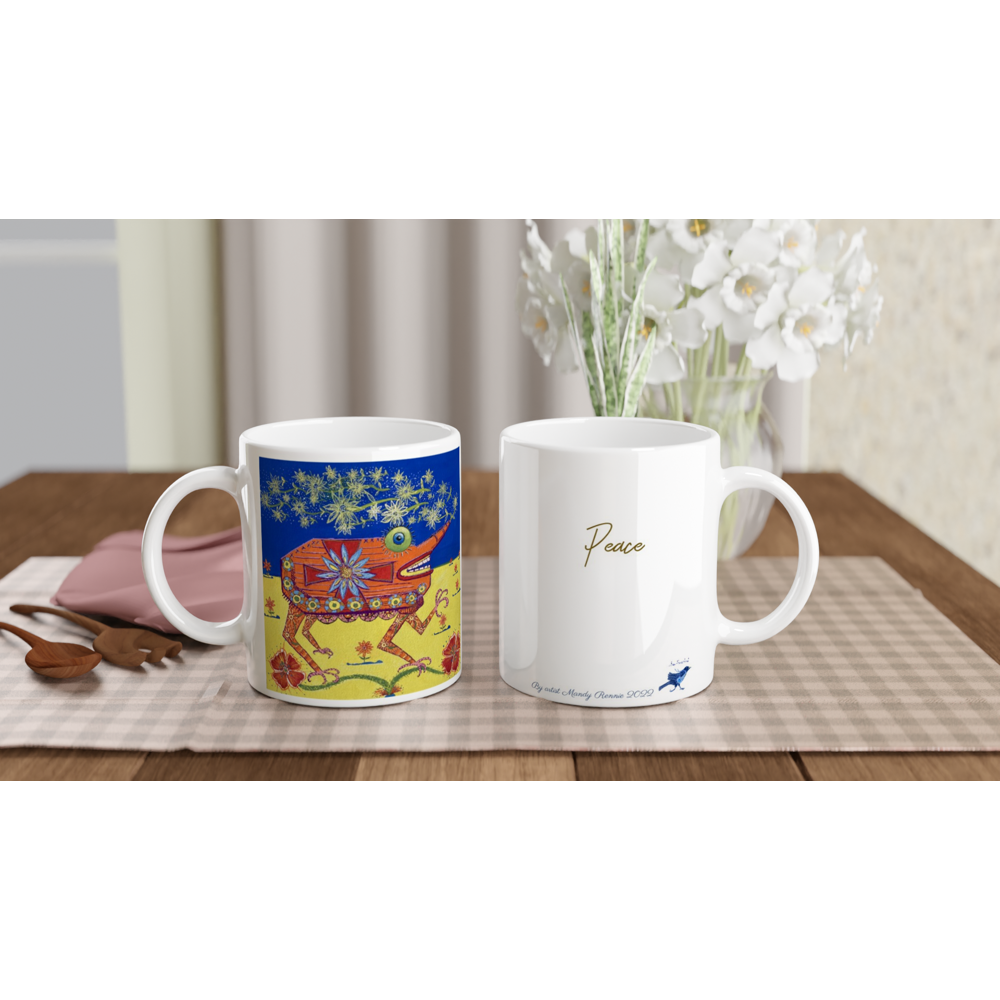 White 11oz Ceramic Mug