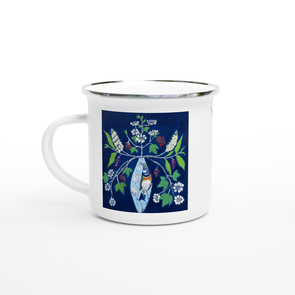 White 12oz Enamel Mug