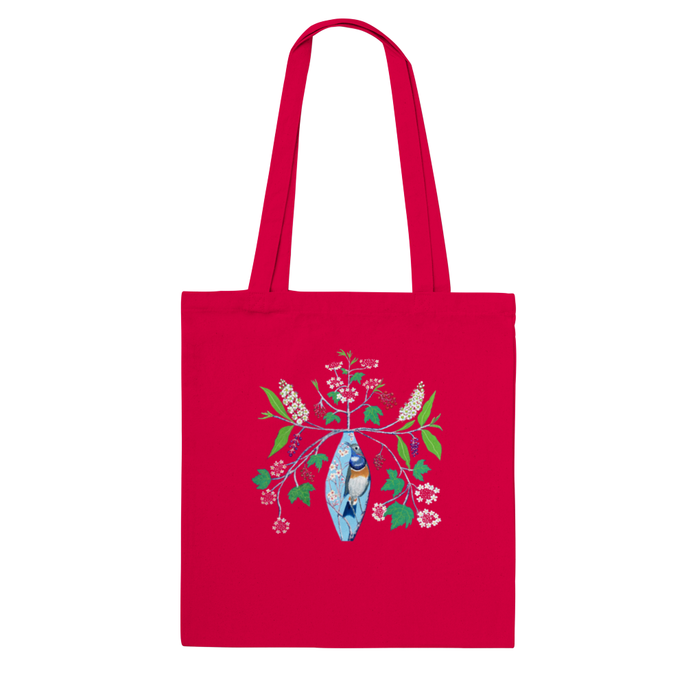 Classic Tote Bag “Nightingale gives health and happiness “ by artist Mandy Rennie